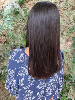 セミロング 支持率No.1💖 オチアイのヘアスタイル