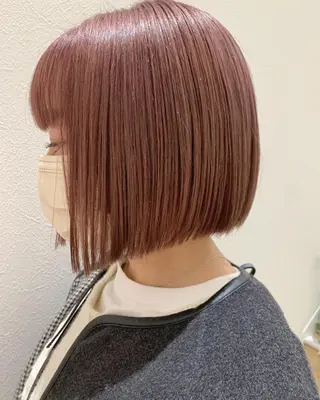 ショート カラー hub hair レイヤー/透明感のヘアスタイル