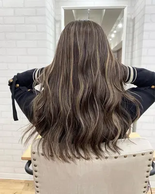 ロング カラー ヘアアレンジ 久米 治仁のヘアスタイル