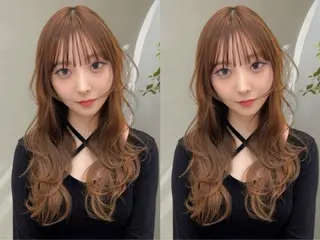 ロング 韓国ヘア　野々山 ゆうとのヘアスタイル