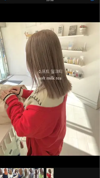 ロング カラー ParveMix🍀 藤原愛未のヘアスタイル