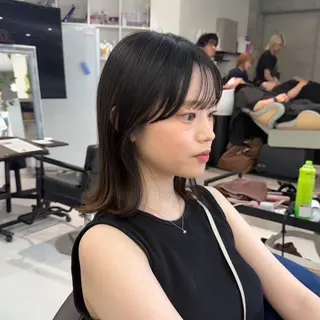 ミディアム 榎本雪来⛄️ メンズカット✂️のヘアスタイル