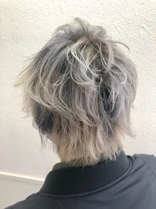 ショート カラー メンズ 髪質改善/美髪矯 正ヤマモトハルキのヘアスタイル