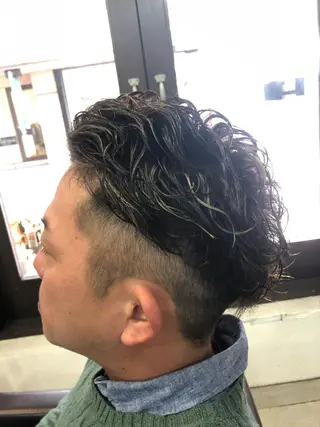 ショート パーマ メンズ カ レラのヘアスタイル