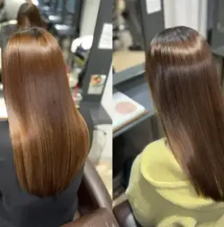 セミロング リピート90%超/縮 毛矯正/髪質改善井口のヘアスタイル