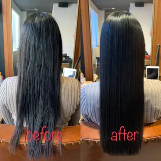 ロング 縮毛矯正&髪質改善 MAILHAIRのヘアスタイル
