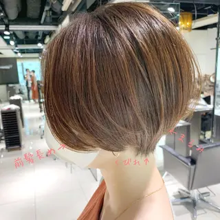 ショート カラー 海外レイヤー鯉渕 【海外風メンズも◎】のヘアスタイル