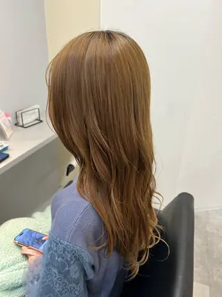 セミロング ideal心斎橋 川田友美のヘアスタイル