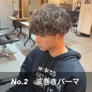 ショート パーマ メンズ メンズサロン OVER町田店のヘアスタイル