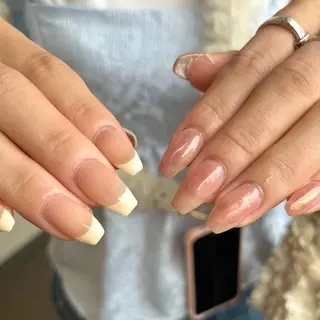 ネイル Ray. ちゅるん系ニュアンスのネイルデザイン