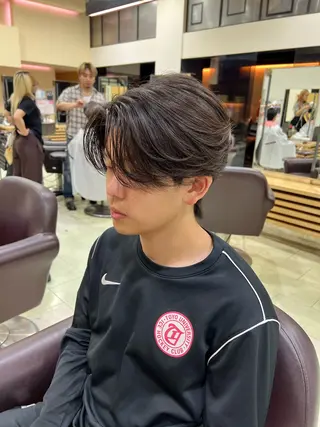 ショート パーマ メンズ ﾎｯﾄﾍﾟｯﾊﾟｰ に移行中【かな】のヘアスタイル