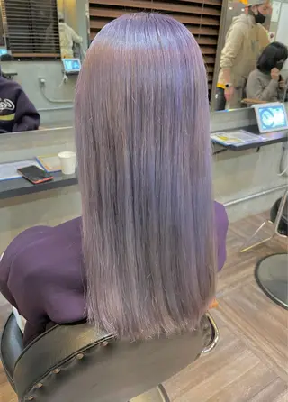 セミロング La fith hair ponte所属・🔥ハイトーン🔥 🌈柴田尚貴🌈のヘアスタイル