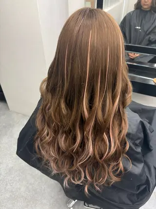 ロング 🫧miyu/艶カラ ーエクステ🫧のヘアスタイル