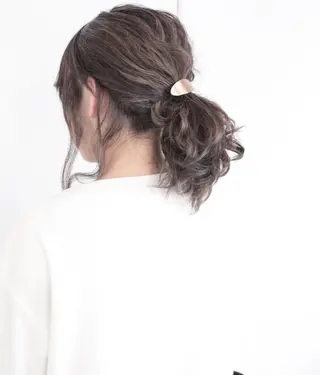 ミディアム カラー ヘアアレンジ Mariana/ 鶴原-ハイライトのヘアスタイル