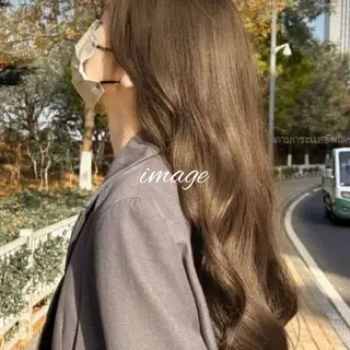 ロング カラー ブリーチなしカラー/ 髪質改善/寺門束のヘアスタイル