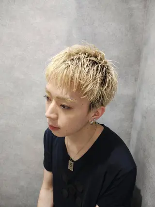 ショート カラー メンズ トレンド🔥メンズ 特化⚡️網野裕希のヘアスタイル