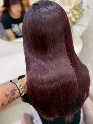 カラー 🍀みちか🍀 lovis💕モデルのヘアスタイル