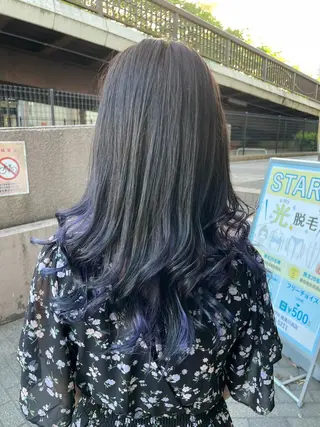 セミロング EARTH検見川浜 鈴木学のヘアスタイル