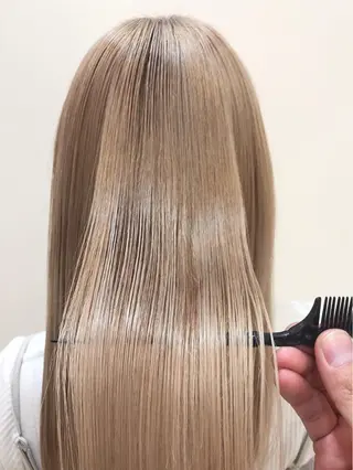 ロング パーマ 須賀 一美のヘアスタイル