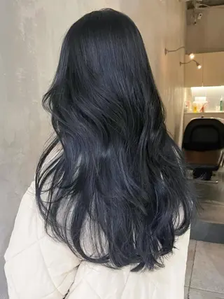 セミロング カラー パーマ ヘアアレンジ ITbyALBUM 藤沢店のヘアスタイル