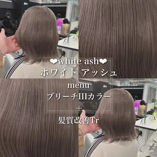 セミロング カラー ブリーチボブNo.1 🥇/KOHEIのヘアスタイル