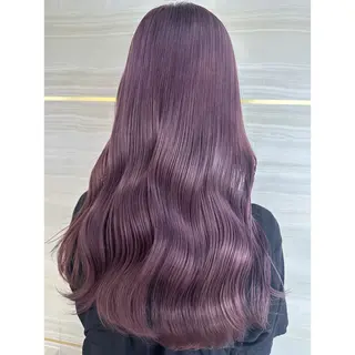 ロング 🐈‍⬛momo🐾 ダブルカラーのヘアスタイル