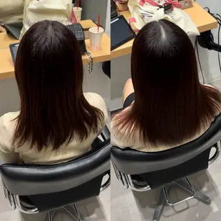 ミディアム 髪質改善ヘアケア 艶髪特化/上田のヘアスタイル