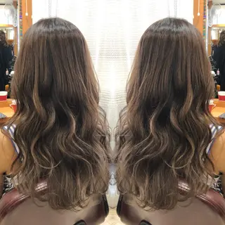 ロング カラー 韓国ヘア🤍髪質改善 🇰🇷AKANEのヘアスタイル