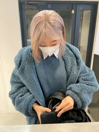 ショート カラー 🌈ハイトーン/ボブ 長江理志🌈のヘアスタイル