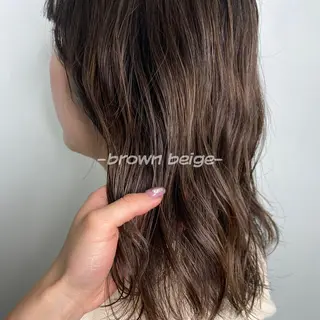 セミロング カラー パーマ ヘアアレンジ メンズ キッズ ネイル マツエク・マツパ 横浜Bob美容師🤎 ERINAのヘアスタイル