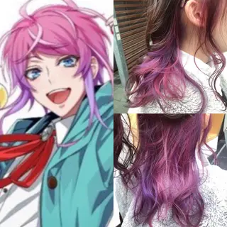 セミロング 原宿サロン代表 デザインカラー伊藤卓のヘアスタイル