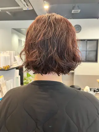 ミディアム パーマ dogstar小林諒 レイヤー/パーマのヘアスタイル