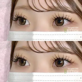 マツエク・マツパ BETTISH🩵 SERIのマツエク・マツパデザイン