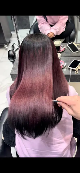 ミディアム oto／透明感カラー /うる艶カラーのヘアスタイル