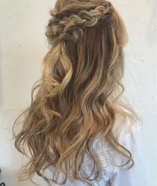 ロング カラー パーマ ヘアアレンジ メンズ 美容室 ソンリエのヘアスタイル