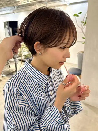 ショート 骨格診断で絶対可愛い ✨丸みショート✨凌弥のヘアスタイル