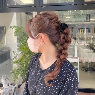 ヘアアレンジ 暖色カラー /ヘアアレンジ/花鈴のヘアスタイル