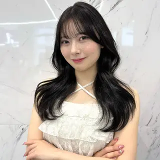 ロング カラー ParveMix 🪽鳥取彩花のヘアスタイル