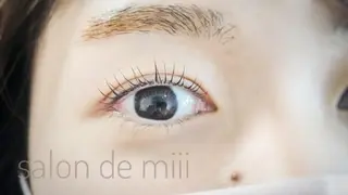 マツエク・マツパ salon de  miiiのマツエク・マツパデザイン