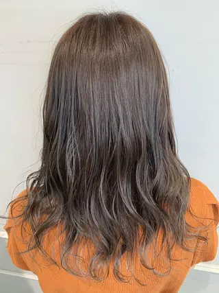 セミロング カラー 🦖鶴岡香純🦖 育休中のヘアスタイル