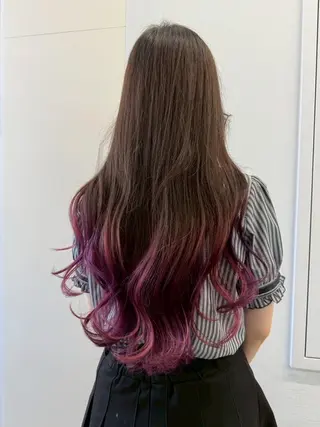 カラー ロング 【公式】amble luxe 中野のヘアスタイル