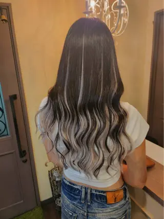 ロング ヘアアレンジ MagicMush ✴︎シールエクステのヘアスタイル