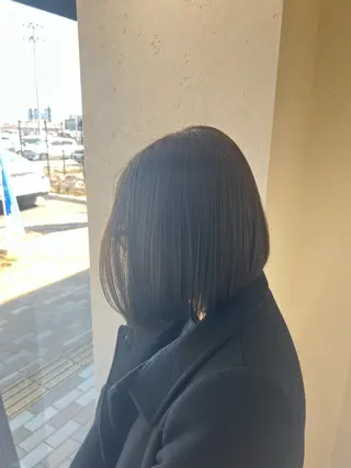 ミディアム カラー 太白区/白髪ぼかし ハイライト/千葉達人のヘアスタイル