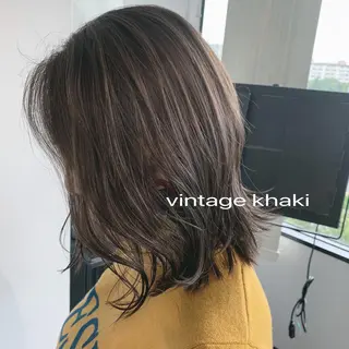 セミロング カラー etore 矢場町 南沙希のヘアスタイル