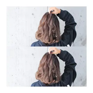 ミディアム カラー HAIRsalon BONDS所属・山本 佳裕のヘアスタイル
