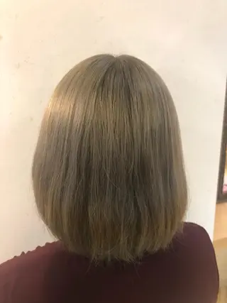 ショート カラー パーマ ✨髪質改善/透明感✨ 西野　陽のヘアスタイル