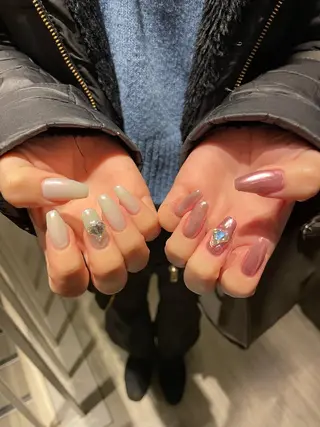 ネイル 🫧飛山琉桜/二条 ネイルアート/束感のマツエク・マツパデザイン