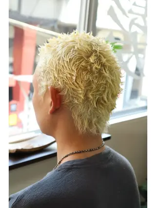 ショート パーマ メンズパーマ 赤司 泰樹のヘアスタイル