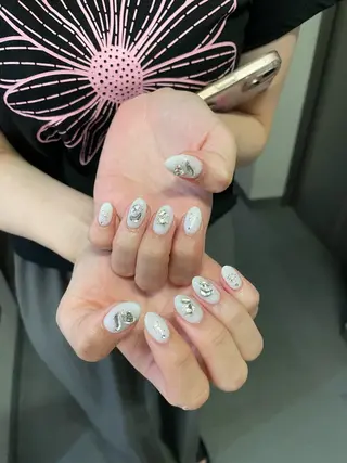 ネイル By moonネイル 🌷ワンホン/韓国風のネイルデザイン