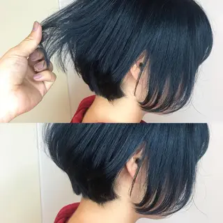 ショート カラー Le'a渋谷所属・インナーエクステ渋谷 🦋KAJIのヘアスタイル